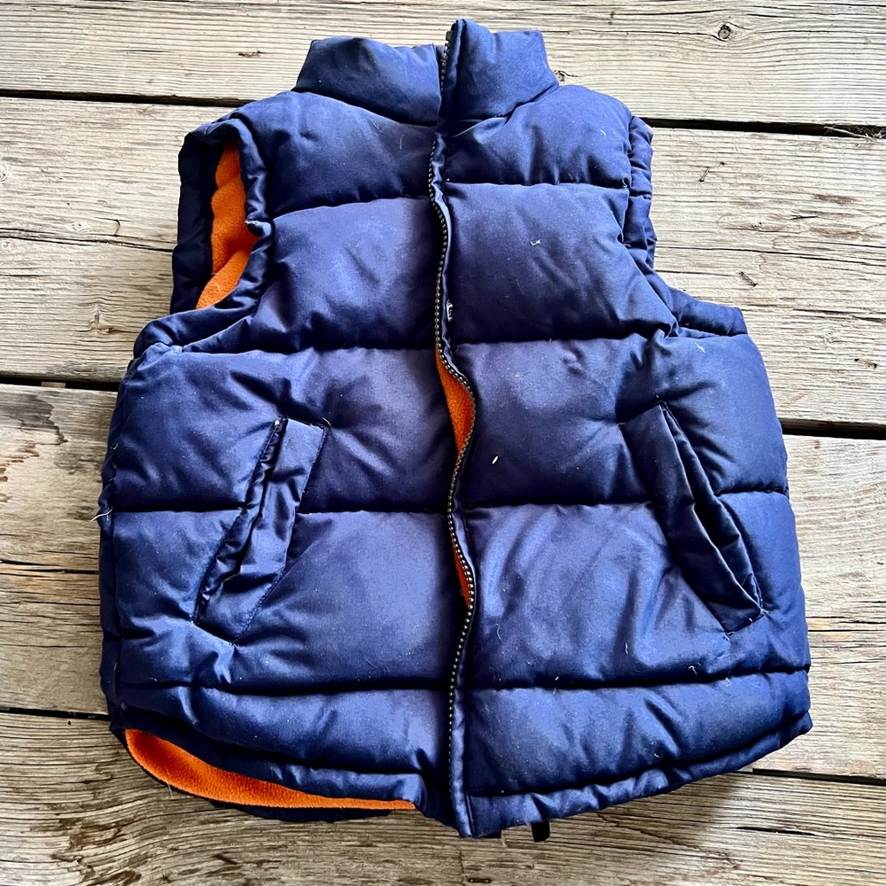 B.U.M. Toddler Size 4 Duck Down Puffer Vest. So warm!